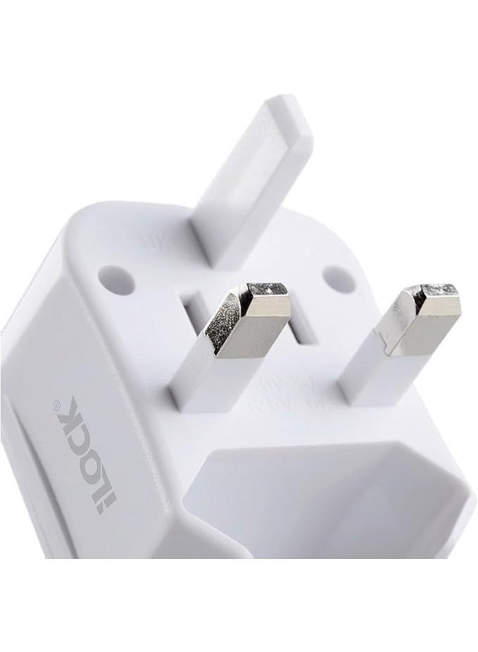 iLOCK Universal Travel Adapter | US to UK/EU/AUS | Compact & Portable - Image 2